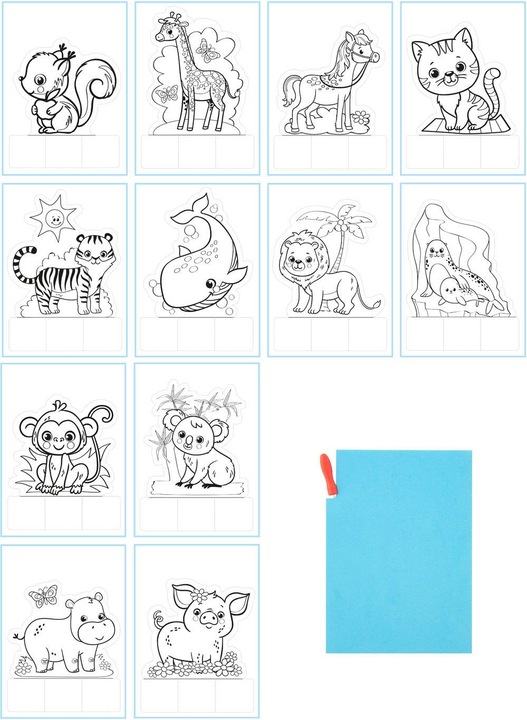 Produktbild Grafix Nadelblöcke Tiere