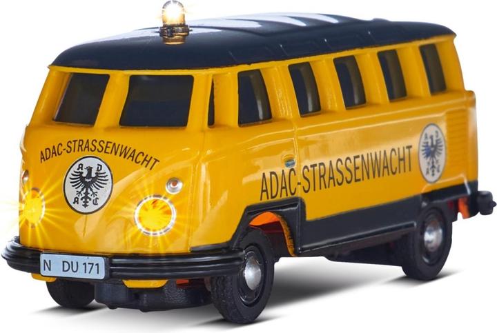 Produktbild Carson RC VW T1 Bus Samba ADAC 1:87 Modellauto Elektro inkl. Akku, Ladegerät und Senderbatterien (RTR Ready-to-Run)