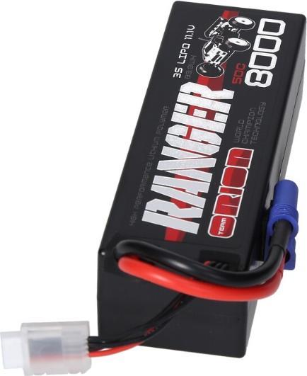 Produktbild Team Orion 3S 50C Ranger LiPo Battery (11.1V/8000mAh) EC5 (11.10 V, 8000 mAh)