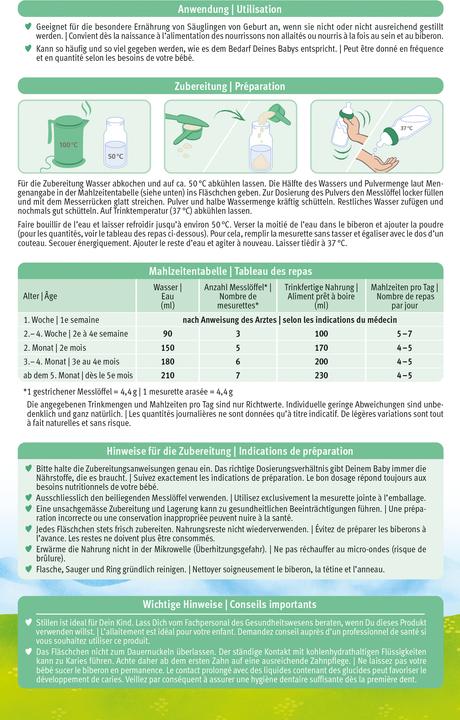 Actual product image Holle Organic starter milk PRE made from goat's milk (460 g, from birth)