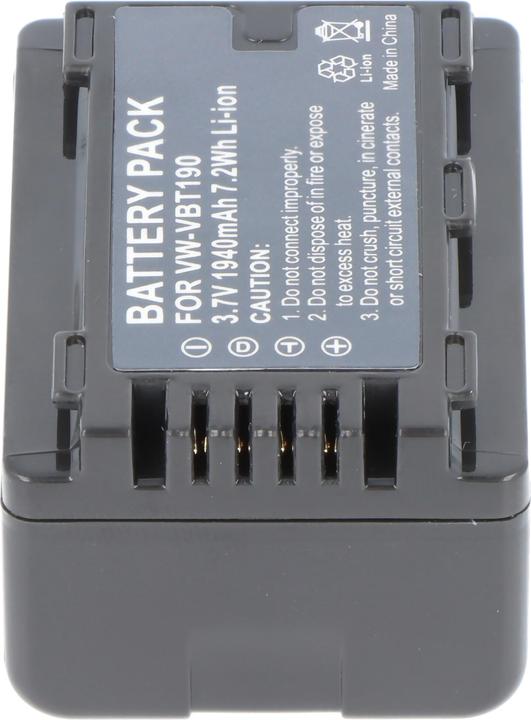 Produktbild Panasonic Akku VW-VBT190, decoded VW-VBT190E-K, VW-VBT190 (Kamera Akku)