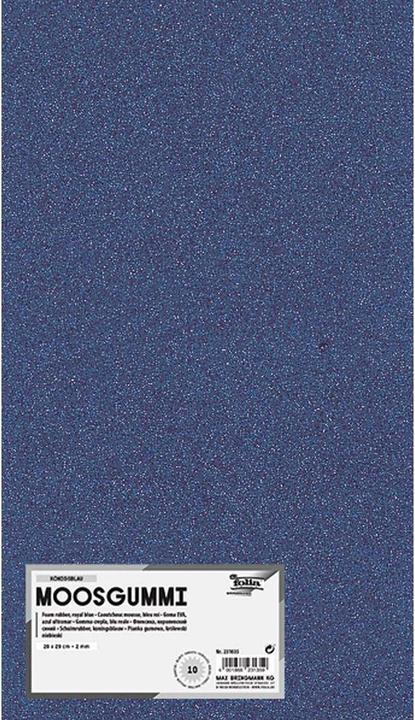 Actual product image Folia Foam rubber royal blue