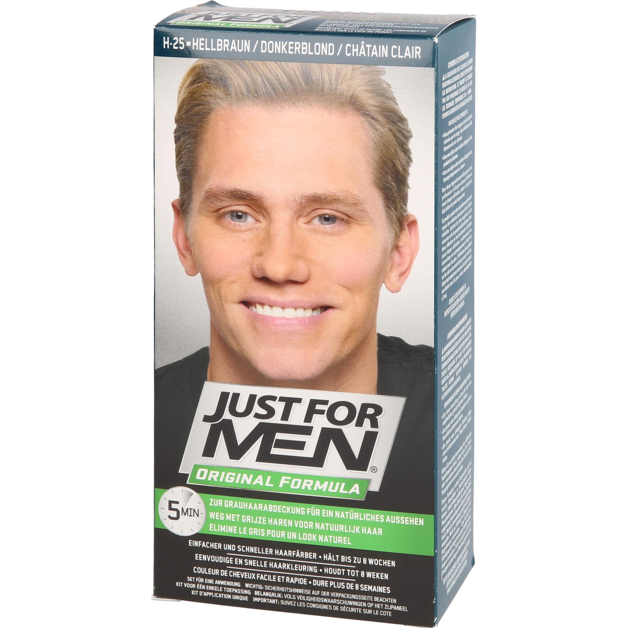 Thumbnail - Just For Men, Shampoo, Pflege-Tönungs-Shampoo hellbraun, 60 ml Shampoo (60 ml, Flüssiges Shampoo)