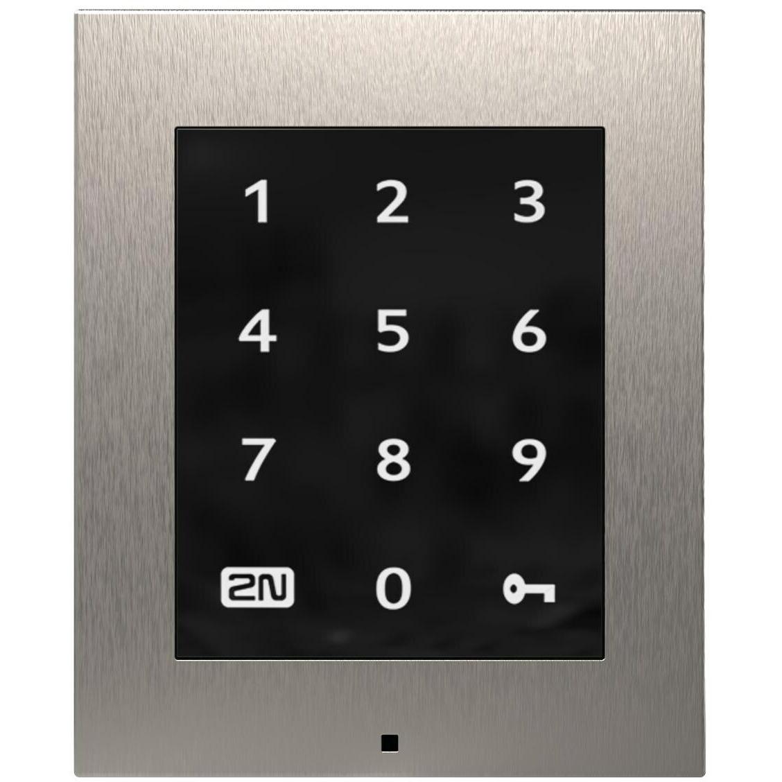 Thumbnail - 2N, Zutrittskontrolle, Nummernblock Access Unit 2.0 Touch Keypad ohne Rahmen (Schlüssel)