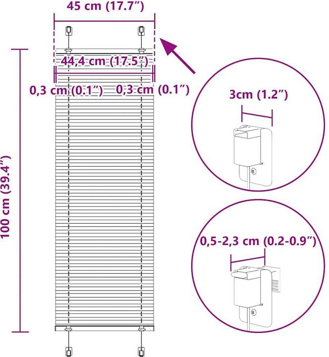 Immagine prodotto vidaXL Marjka (45 x 100 cm)
