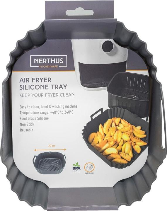 Produktbild VinBouquet Air Fryer Silikonkorb quadratisch