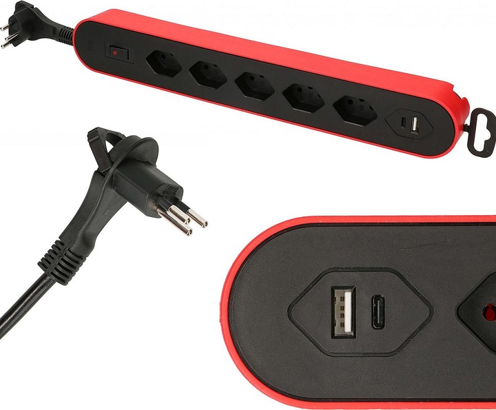 Immagine prodotto Max Hauri linea design (5 x, Tipo 13, USB-C, USB-A, 2.20 m)