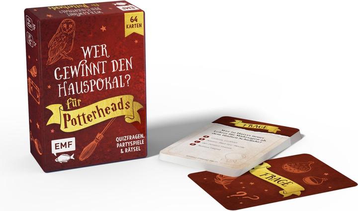 Immagine prodotto Scatola di carte: Chi vincerà la House Cup? Il party game per tutti i Potterhead (Tedesco)