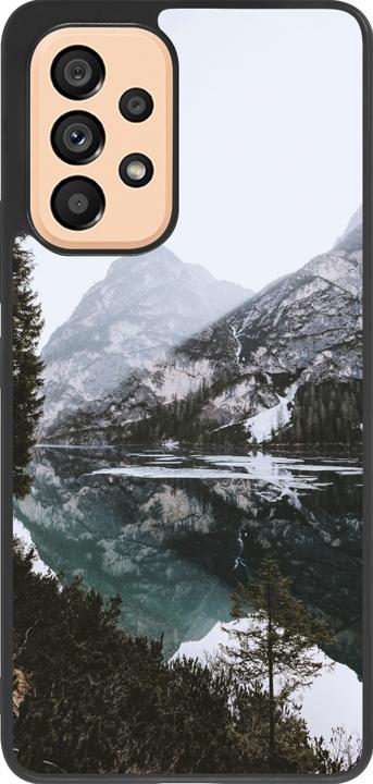 Image du produit PhoneLook Coque Silicone rigide noir Winter 22 snowy mountain and lake (Samsung Galaxy A53 5G)