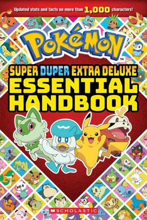 Produktbild Pokemon: Super Duper Extra Deluxe Essential Handbook (Englisch, Scholastic, 2024)