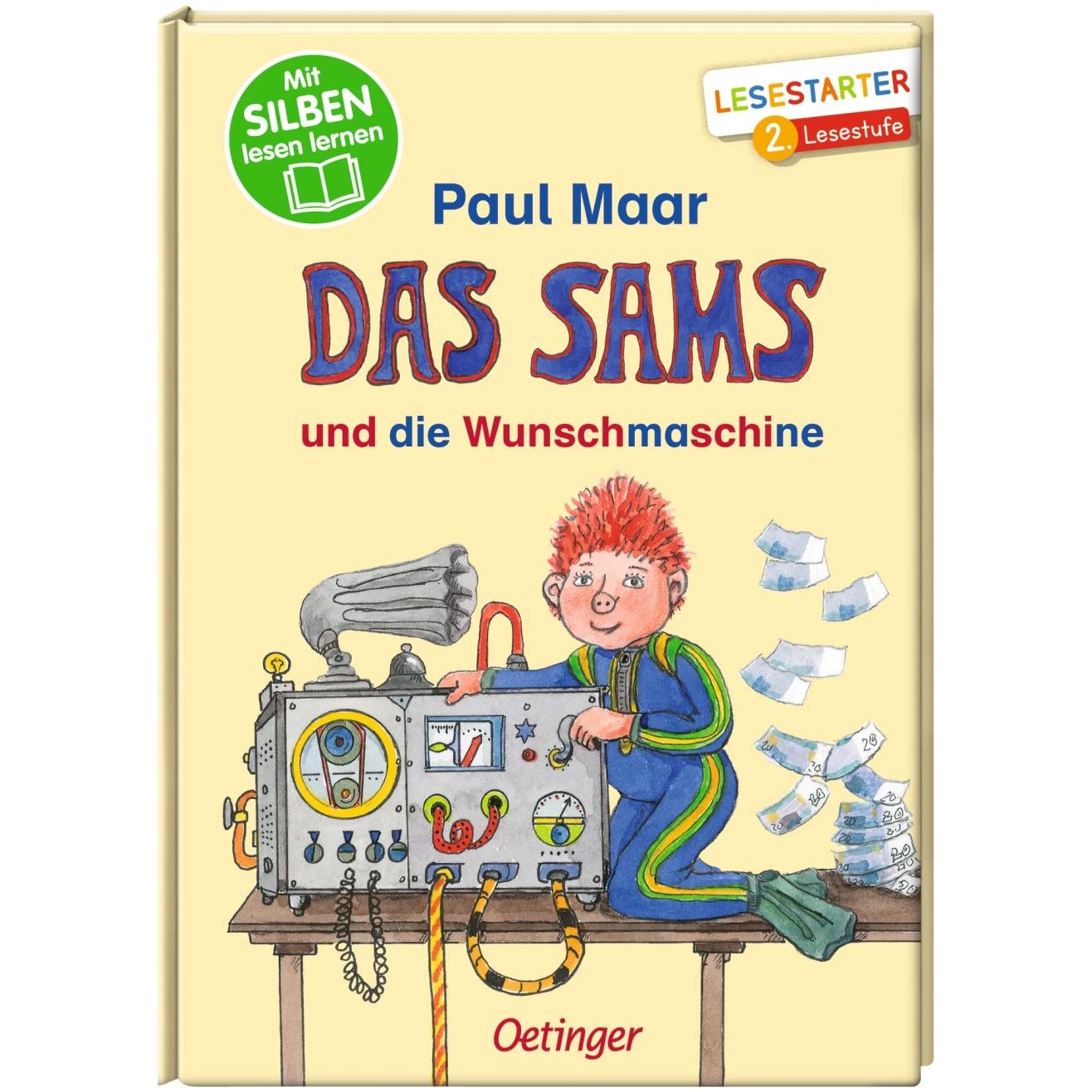 Thumbnail - Das Sams und die Wunschmaschine, Kinderbücher von Paul Maar
