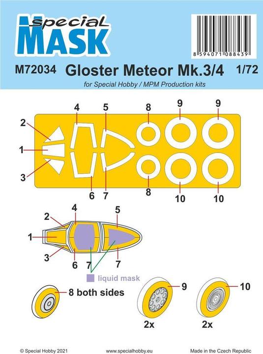 Immagine prodotto Special Hobby Gloster Meteor Mk.3/4 MASCHERA