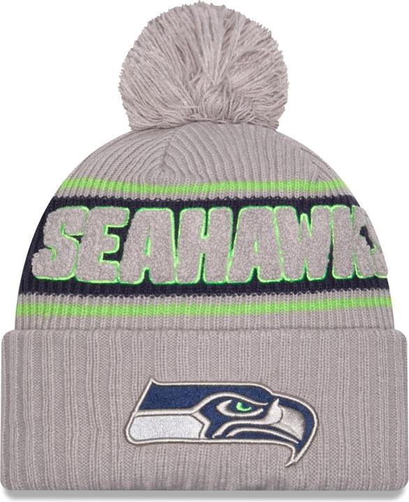 Actual product image New Era NFL Sideline Winter Cap Seattle Seahawks Grey