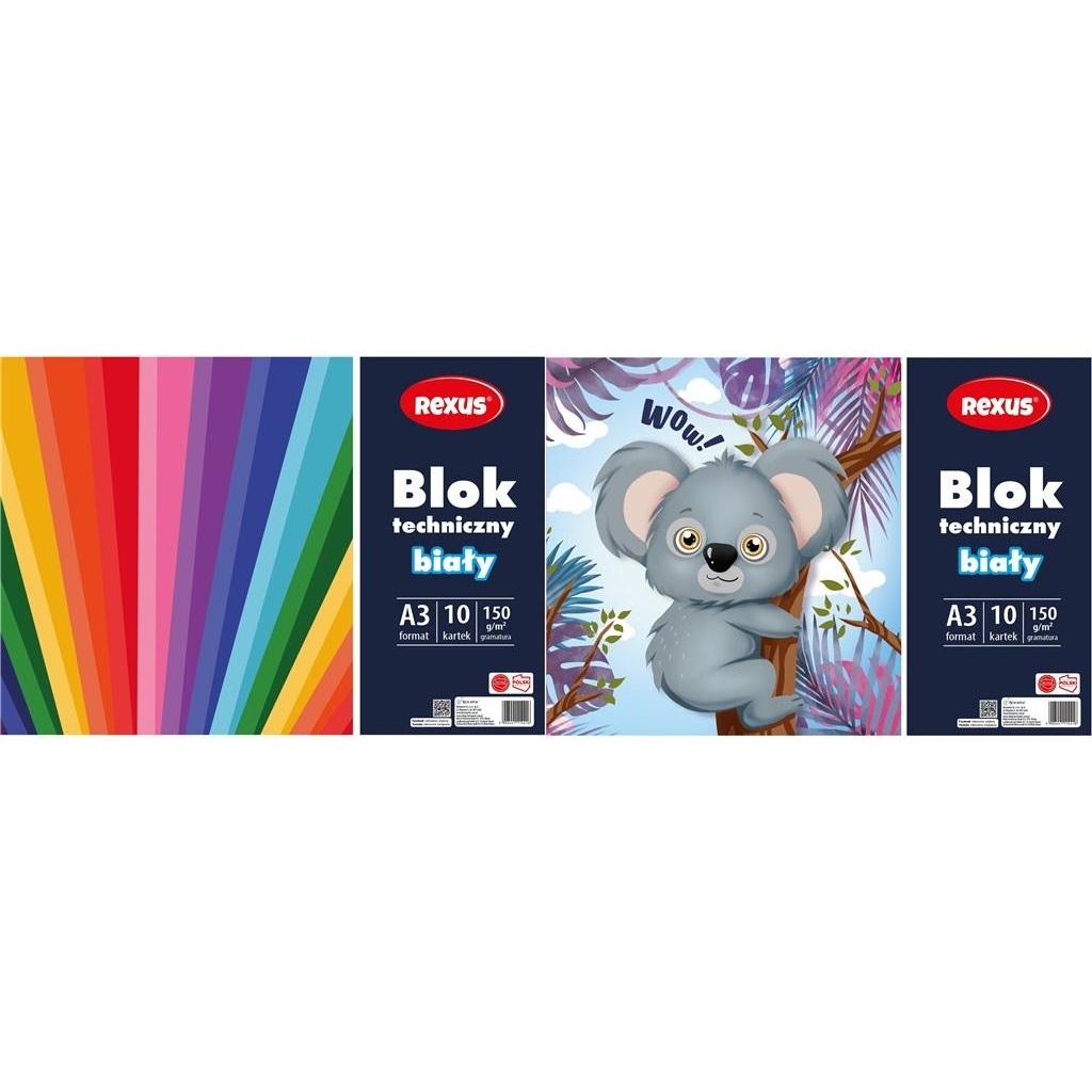 Beniamin, Quaderni + Bloc notes, Technischer Block A3/10K weiss (A3)