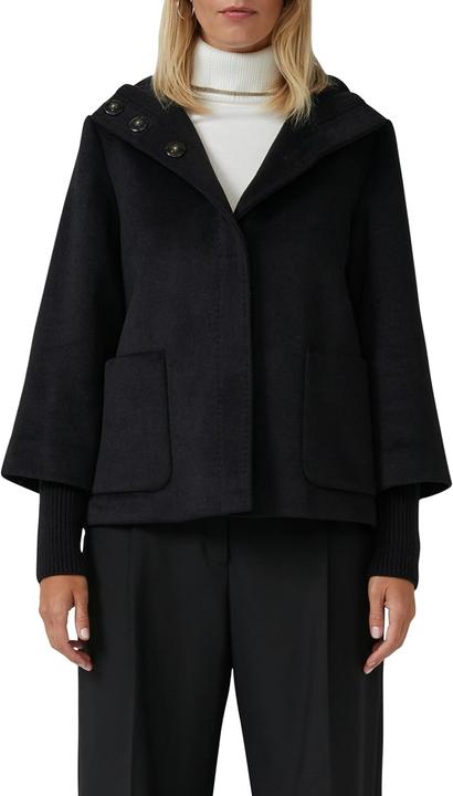 S.Oliver Outdoor-Jacke Jacke mit Stehkragen und Rippstrick-Manschette