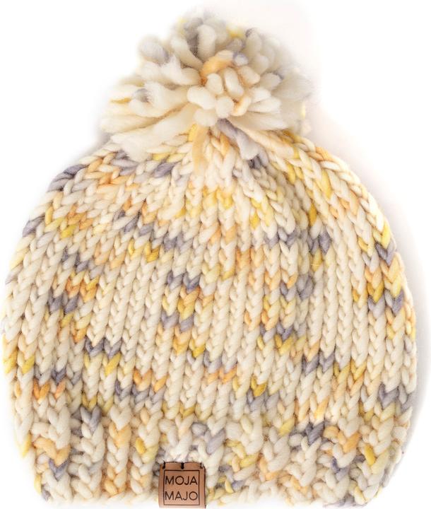 Actual product image Moja Majo Kids Woolen Hat Marcy One Size, Yellow Melted