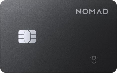 Actual product image Nomad Tracking Card Pro - Find My Black (Apple)