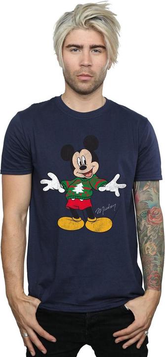 Immagine prodotto Disney Mickey Mouse Christmas Jumper Maglietta Uomo (3XL)