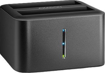 Productafbeelding Axagon ADSA-D25 dockingstation voor opslagschijven USB 3.2 Gen 1 (3.1 Gen 1) Type micro-B Zwart (2.5")