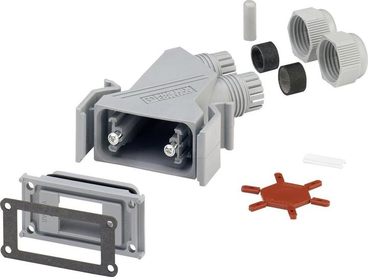 Actual product image Phoenix Contact 15 way IP67 std Dsub plug connector kit