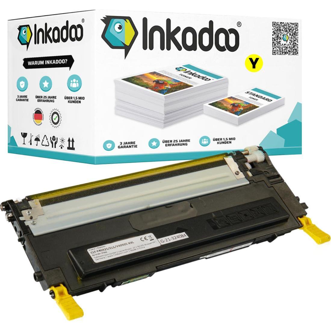 Inkadoo, Toner, Kompatibel Toner für Samsung CLX-3170 FN (Y)