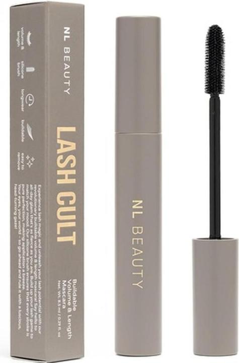 NL Beauty Lash Cult Buildable Mascara for Remarkable Volume and Length - Black (Schwarz)