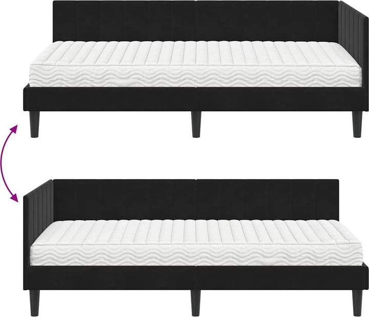 Produktbild vidaXL Eckbettgestell