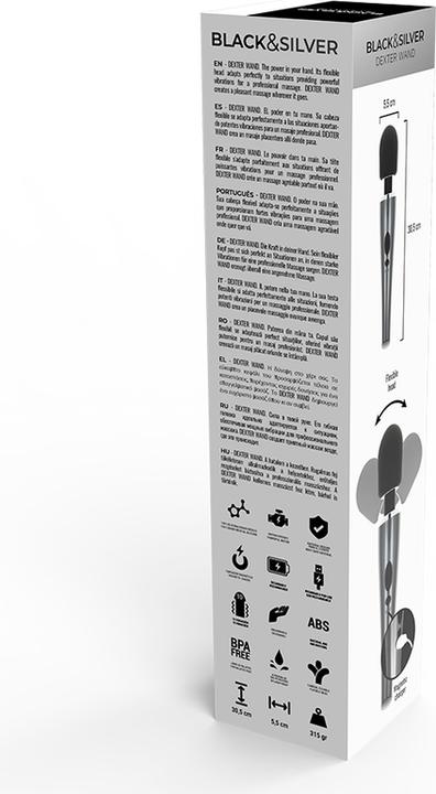 Produktbild Black&Silver Massagestab "Dexter"