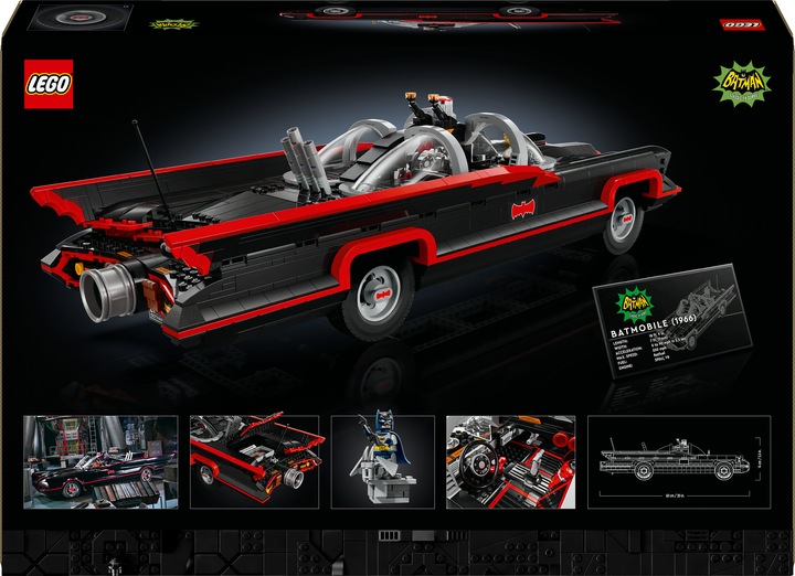 Produktbild LEGO Batmobile (76328, LEGO DC, LEGO Seltene Sets)