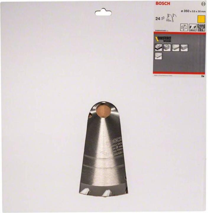 Produktbild Bosch Professional Zubehör PRO Construct Wood Kreissägeblatt, 350 x 3,5 x 30 mm