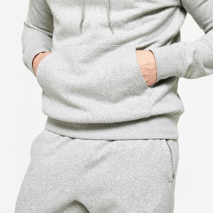 Produktbild Domyos Sweatshirt Herren warm Baumwollgewebe - grau (XL)