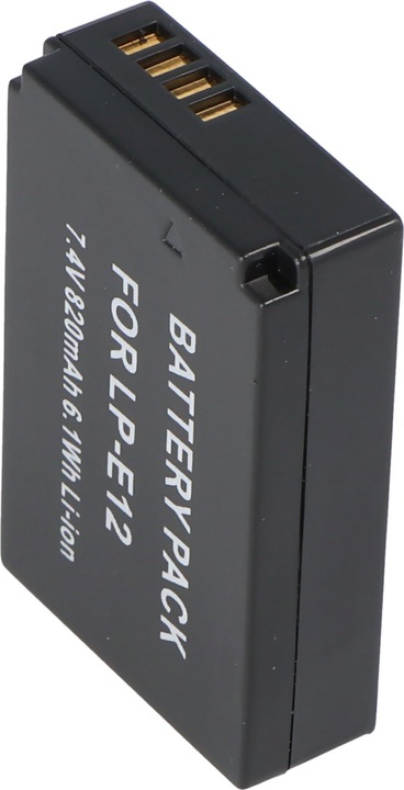 Actual product image AccuCell Battery suitable for CANON LP-E12, EOS M Digital Camera (Rechargeable battery)