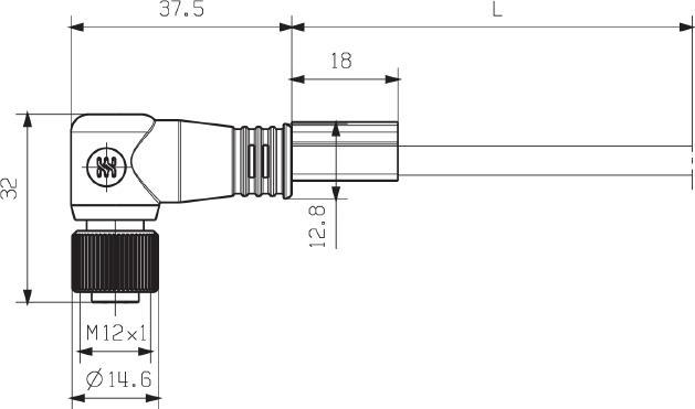 Produktbild Weidmüller SAIL-M12WM12W-CD-40A (4 m)