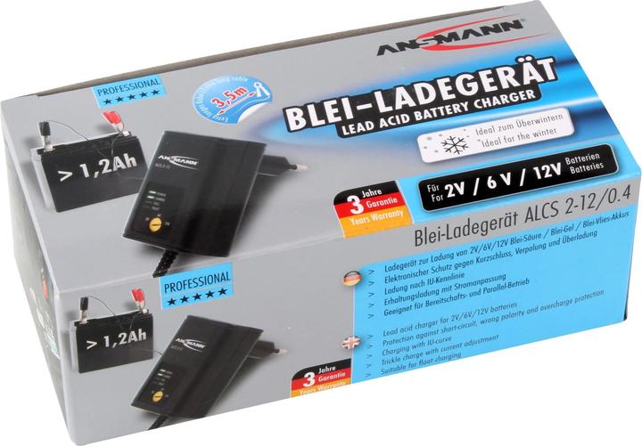 Produktbild Ansmann Ladegerät ALCS212 0.4 (6V, 12V, 0.40 A)