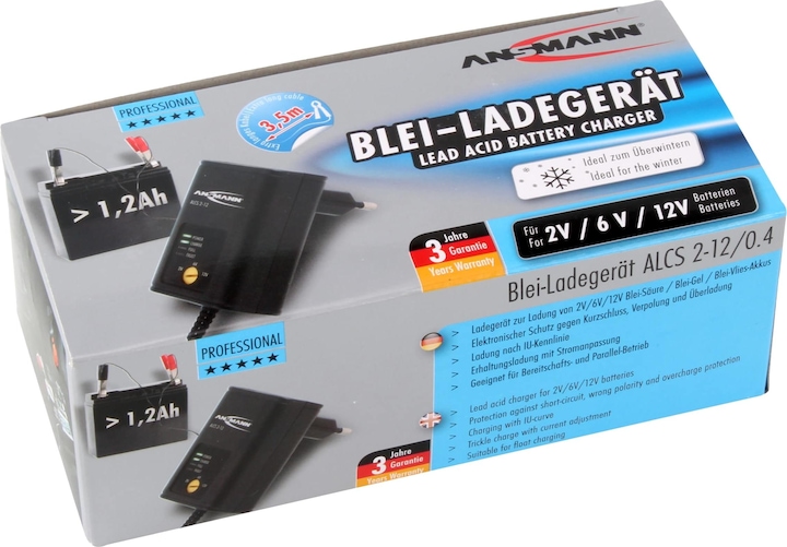 Immagine prodotto Ansmann Caricatore ALCS212 0,4 (6V, 12V, 0.40 A)