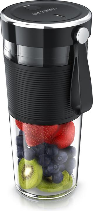 Arendo Smoothie-Maker 2GO, Akku, 350 ml Behälter, kompakter tragbarer Mixer, Mobiler mini Standmixer, 100 W (100 W)