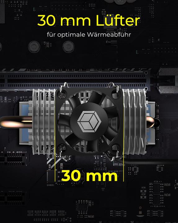 Actual product image Icy Box Kühlkörper IcyBox SSD M.2 schwengbar