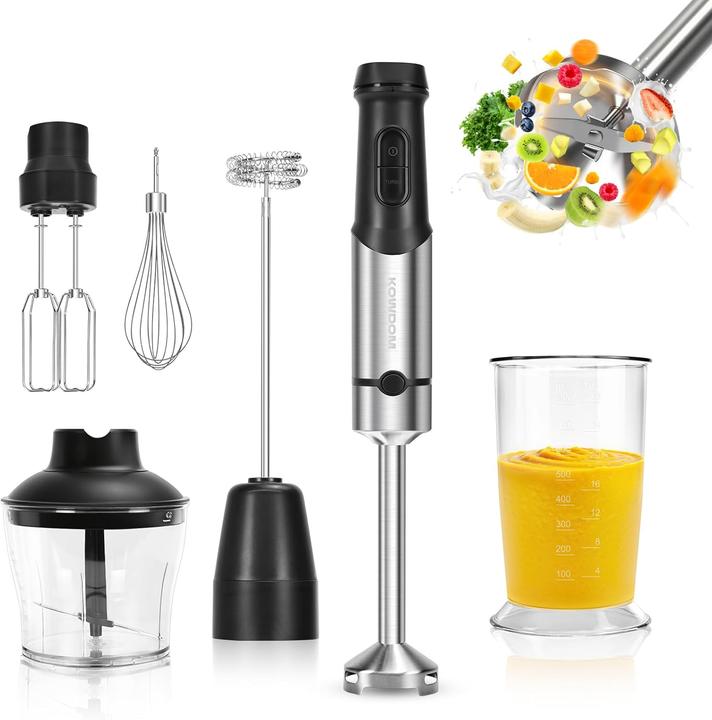 Produktbild Kowdom Stabmixer Set 6-in-1 mit Turbofunktion (1200 Watt)