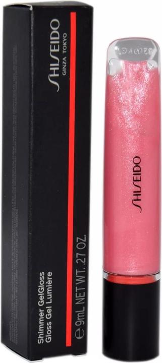 Actual product image Shiseido gel gloss (04 Bara Pink)