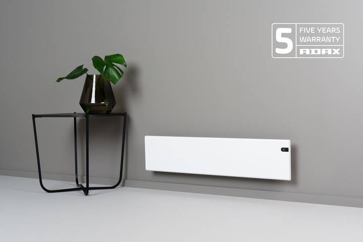 Produktbild Adax Elektrischer Heizkörper, Neo NL06 KDT, Weiss (600 W)
