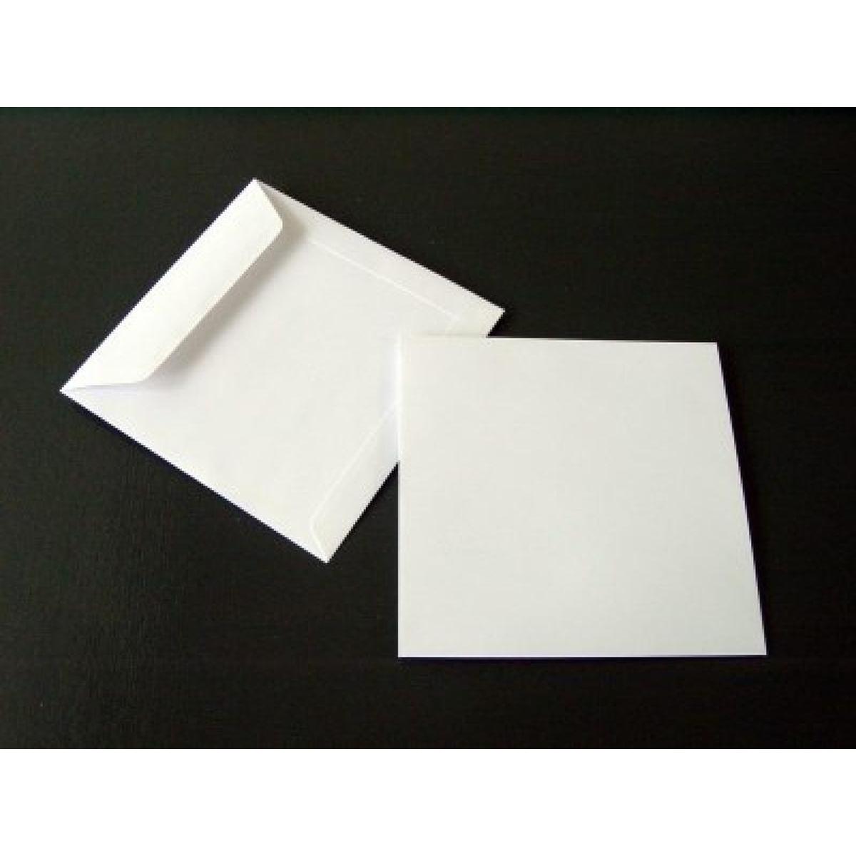 Thumbnail - Blanke, Briefumschlag, Briefumschläge 155x155mm 120g/qm haftklebend VE=100 Stück weiss (100 x)