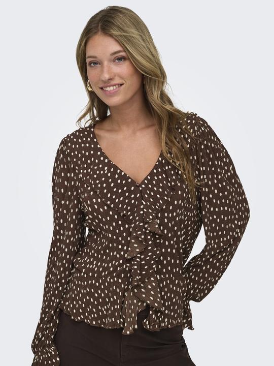 Immagine prodotto Only Onlkafie L/S Frill Top Wvn (S)