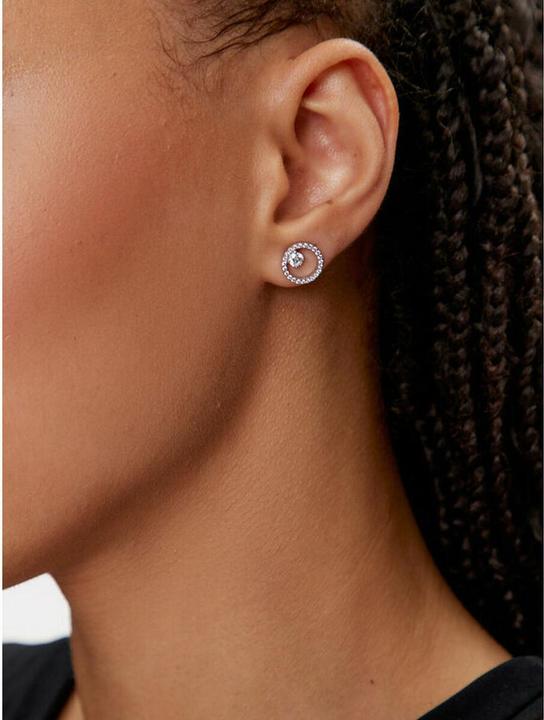 Immagine prodotto Swarovski Orecchini Constella a perno con taglio rotondo bianco (Metallo Swarovski)