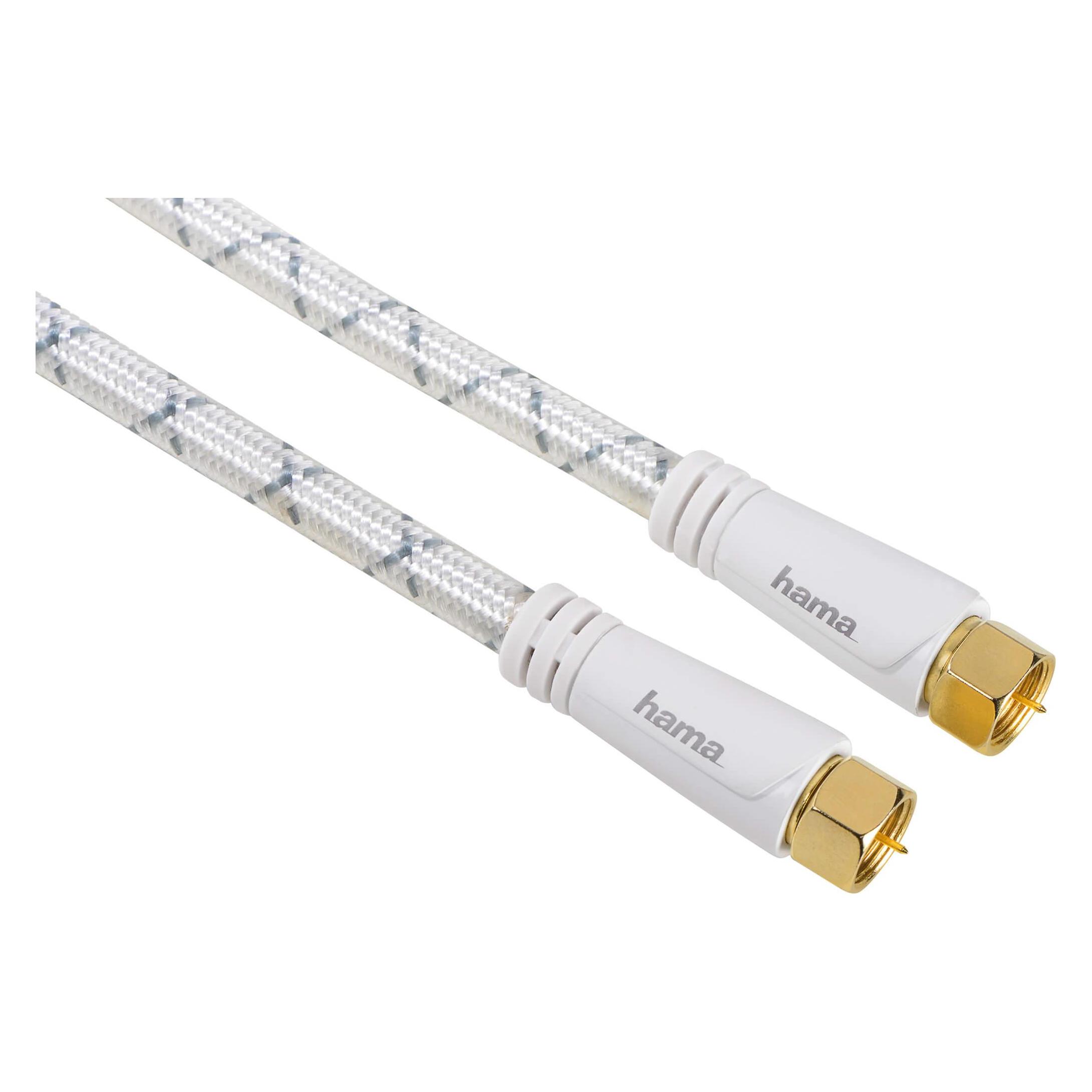 Hama SAT-Anschlusskabel (120 dB, SAT Kabel), Antennenkabel