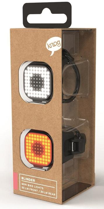 Actual product image knog. Blinder Mini Square (50 lm, 30 lm)