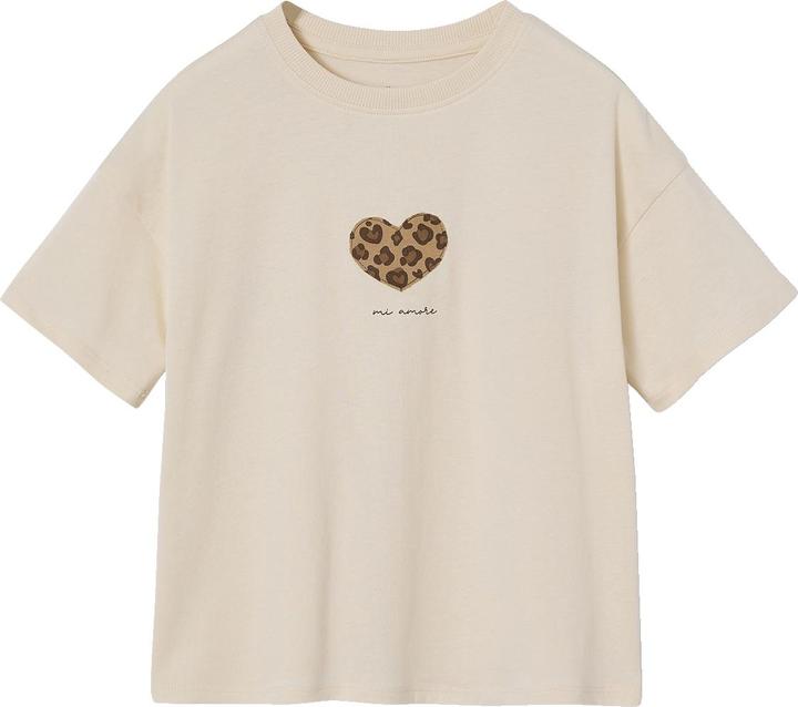 Produktbild Vertbaudet Bedrucktes Mädchen T-Shirt, leichte Oversized-Form (98)