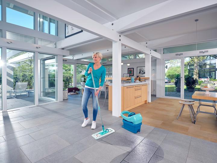 Produktbild Leifheit Set Wischtuchpresse Profi XL mit Rollen und Bodenwischer (1 Stk.)