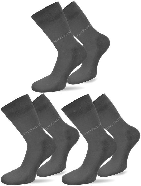 Actual product image Normani 6 pairs of men socks with logo (pack of 6, 43 - 46)