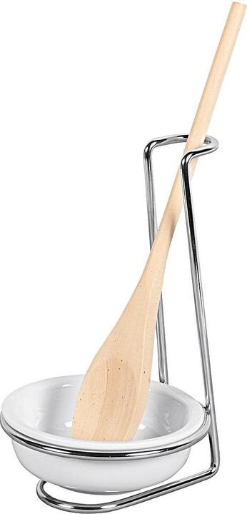 Produktbild Hit Trading B.V. Kochlöffelhalter Edelstahl/Porzellan/Holz 28cm 3teilig