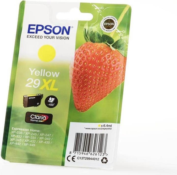 Actual product image Epson 29XL Claria Home (Y)